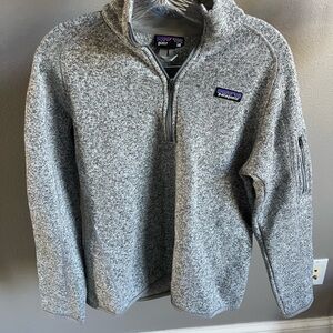 Patagonia Womens Better Zip-Up Sweater in Heather Gray